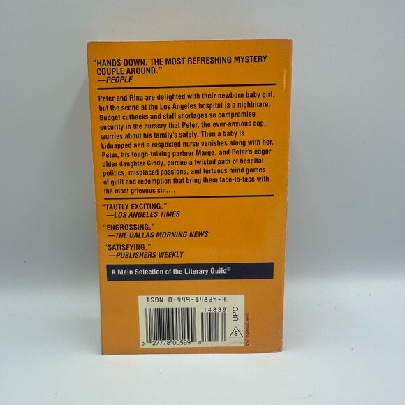 Grievous Sin By Faye Kellerman 1993 Paperback 1st Ballantine Edition Mystery - Picture 2 of 5